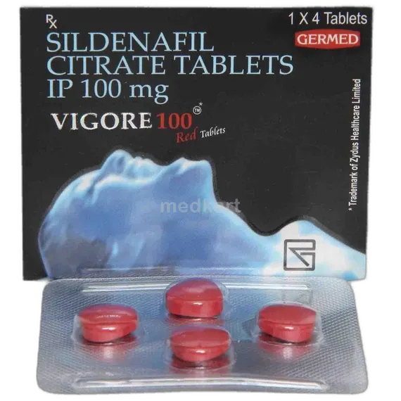 vigora 100mg tablet 4's